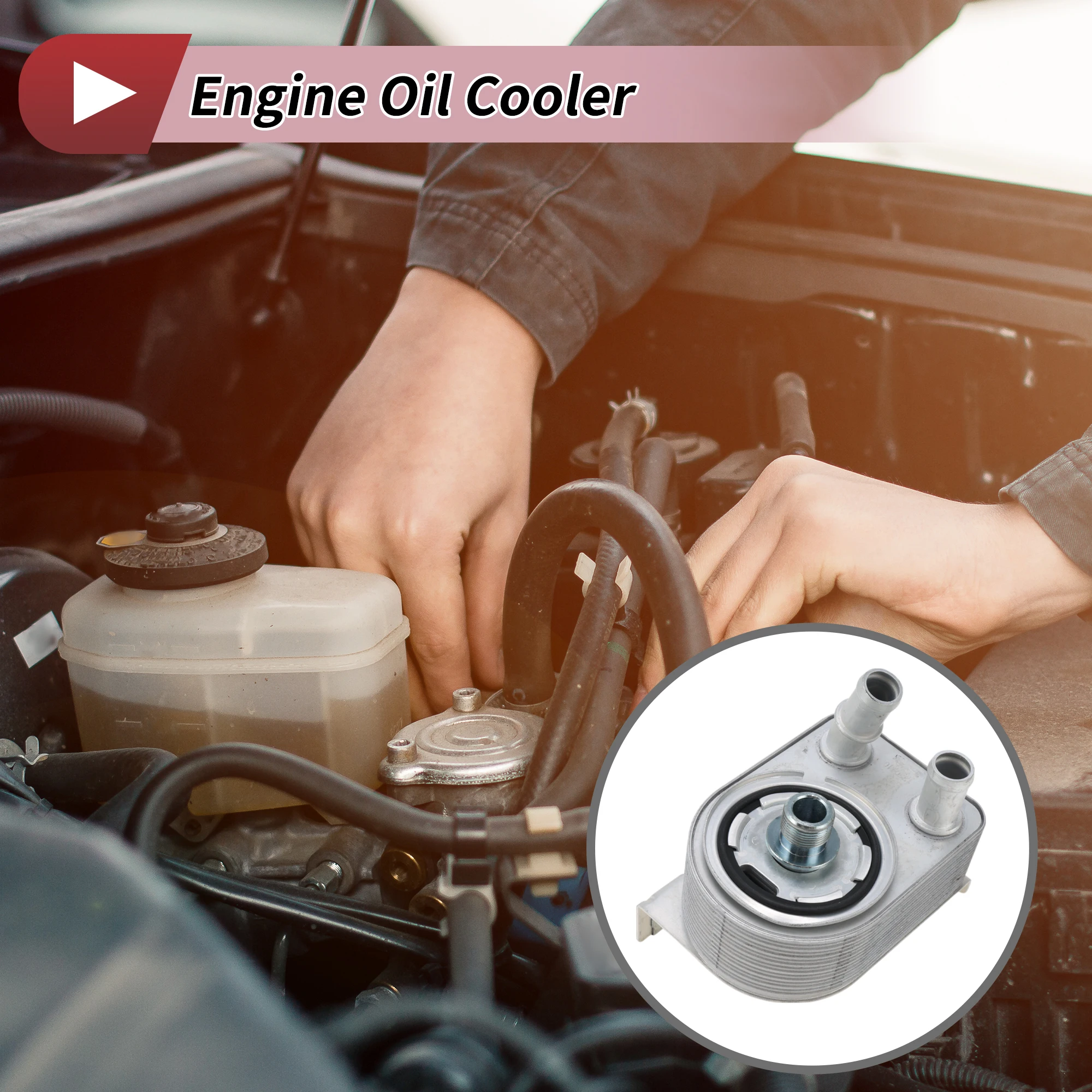 UXCELL Engine Oil Cooler No.05048119AD Transmission Oil Cooler Trans Cooler 1 Pcs
UXCELL Engine Oil Cooler No.05048119AD Transmission Oil Cooler Trans Cooler 1 Pcs