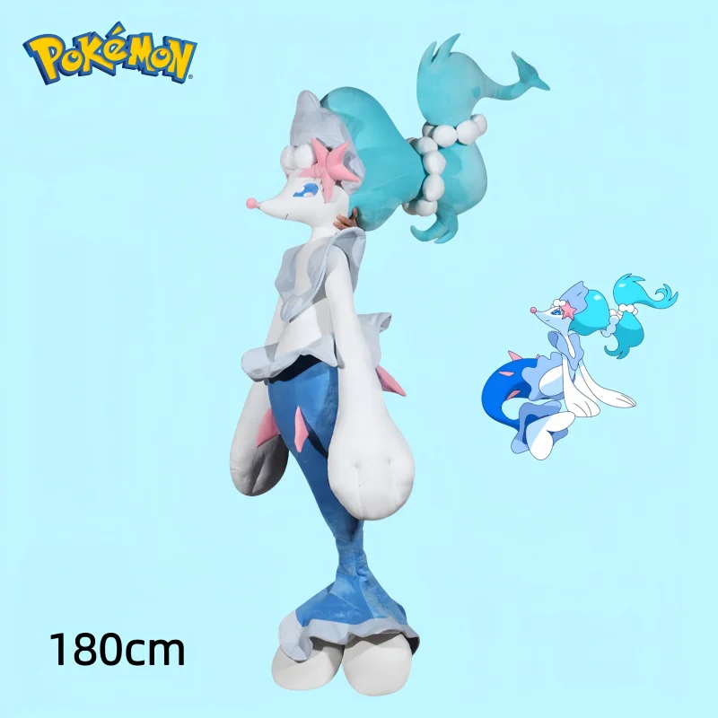 180cm Large Size Primarina Pokemon Anime Plush Stuffed Doll Kawaii Room Decorated with Plushies Children's Pillow Holiday Gifts
180cm Large Size Primarina Pokemon Anime Plush Stuffed Doll Kawaii Room Decorated with Plushies Children's Pillow Holiday Gifts