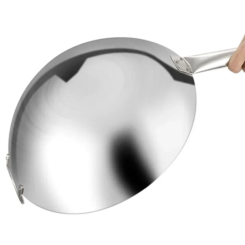 Китайский традиционный вок Посуда из нержавеющей стали Сковорода без покрытия с антипригарным покрытием Буковая ручка Использование для кухни Ресторан Газовые плиты
Китайский традиционный вок Посуда из нержавеющей стали Сковорода без покрытия с антипригарным покрытием Буковая ручка Использование для кухни Ресторан Газовые плиты