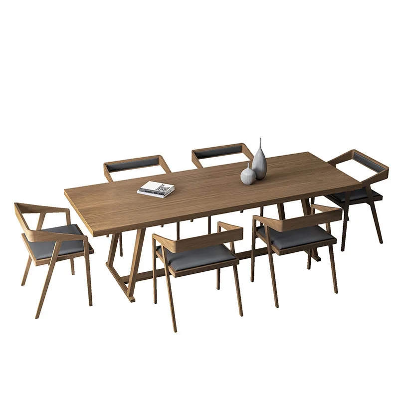 American solid wood dining table and chair combination, retro coffee table solid wood home and commercial
American solid wood dining table and chair combination, retro coffee table solid wood home and commercial
