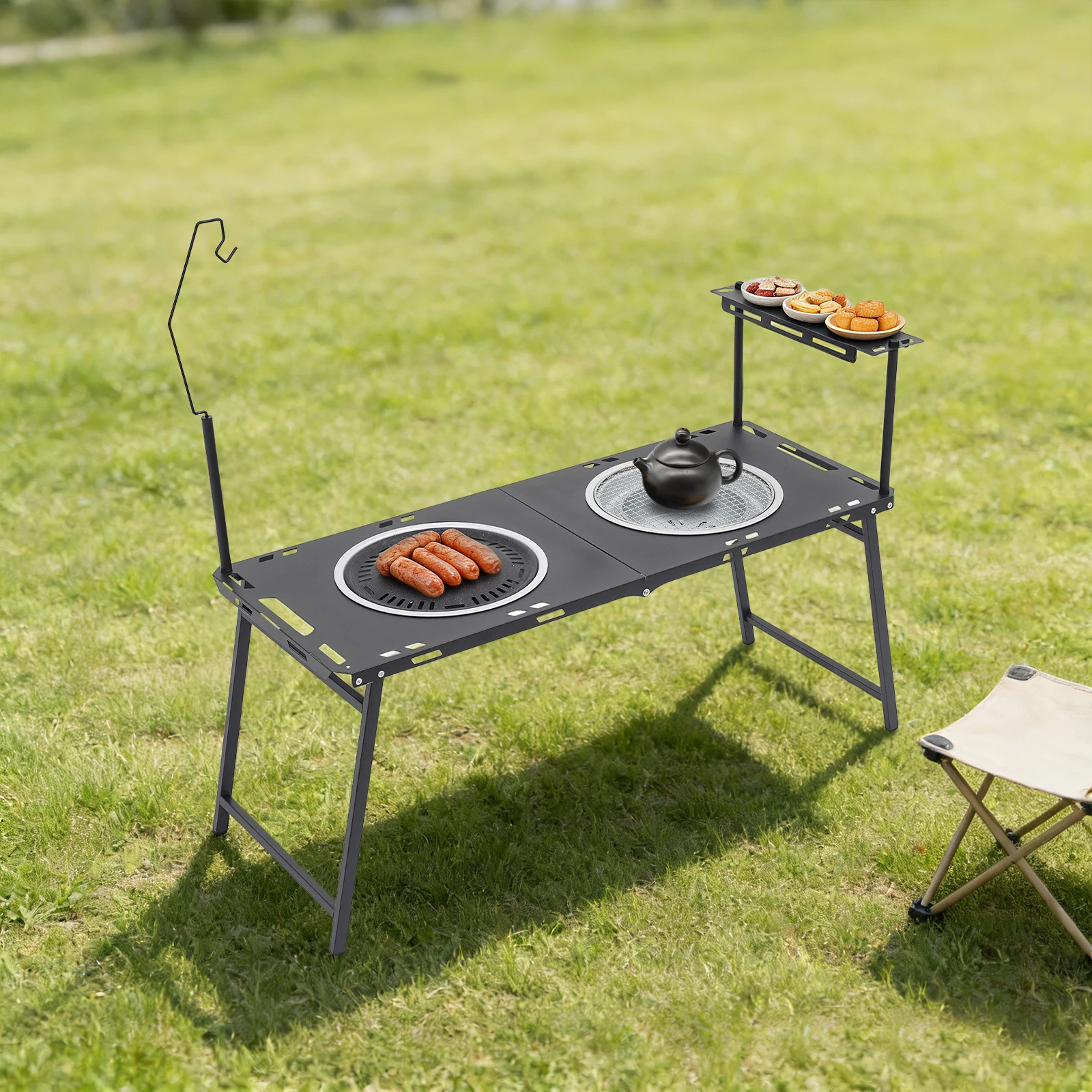 Portable Foldable Charcoal Barbecue Grill Camping Tabletop Stainless Steel Backyard Patio Commercial Stall Barbecue Grill Bbq
Portable Foldable Charcoal Barbecue Grill Camping Tabletop Stainless Steel Backyard Patio Commercial Stall Barbecue Grill Bbq