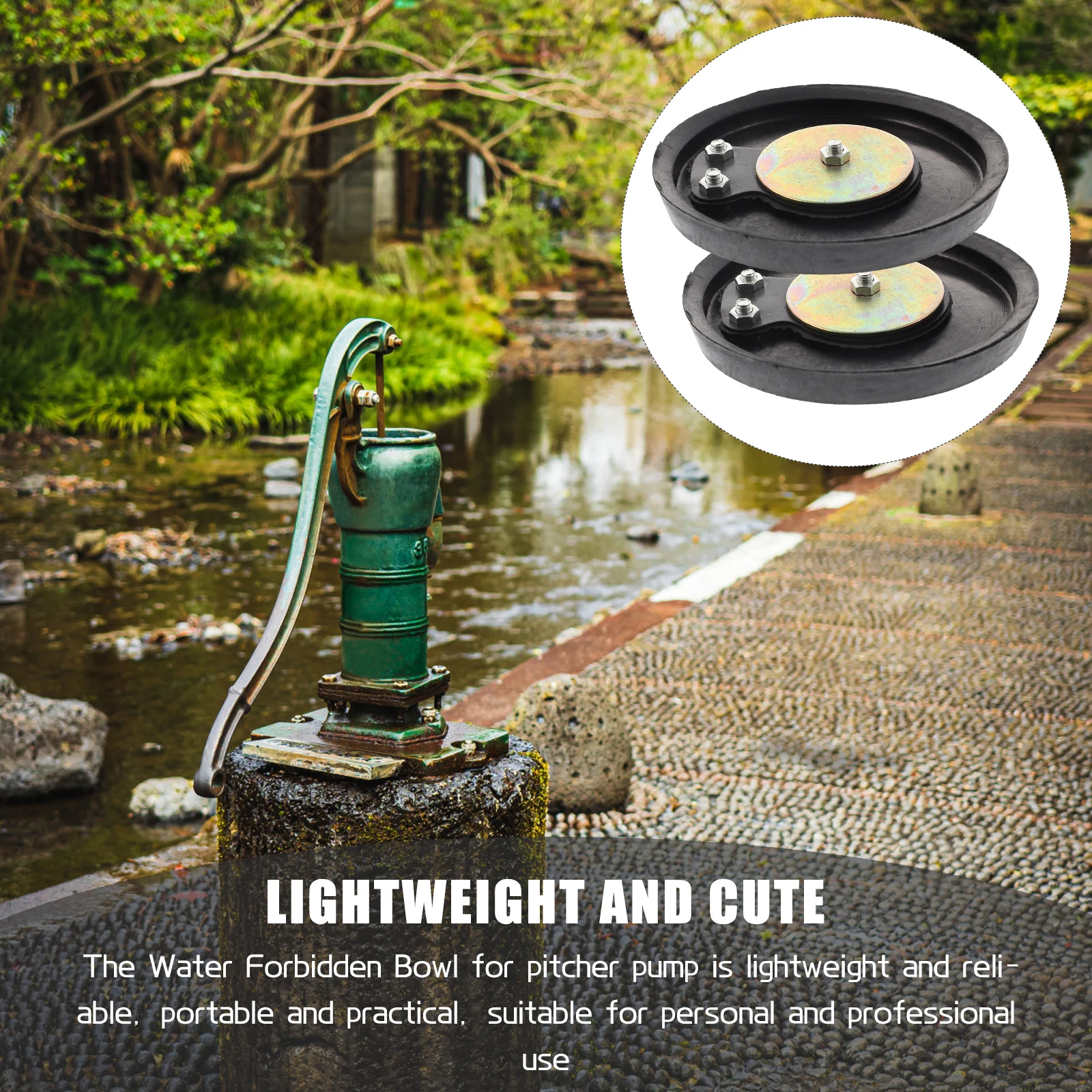 2pcs Water Forbidden Bowl Black Rubber Manual Pitcher H Pump Bowl Easy Install Durable Practical High Grade Material Flexibility
2pcs Water Forbidden Bowl Black Rubber Manual Pitcher H Pump Bowl Easy Install Durable Practical High Grade Material Flexibility