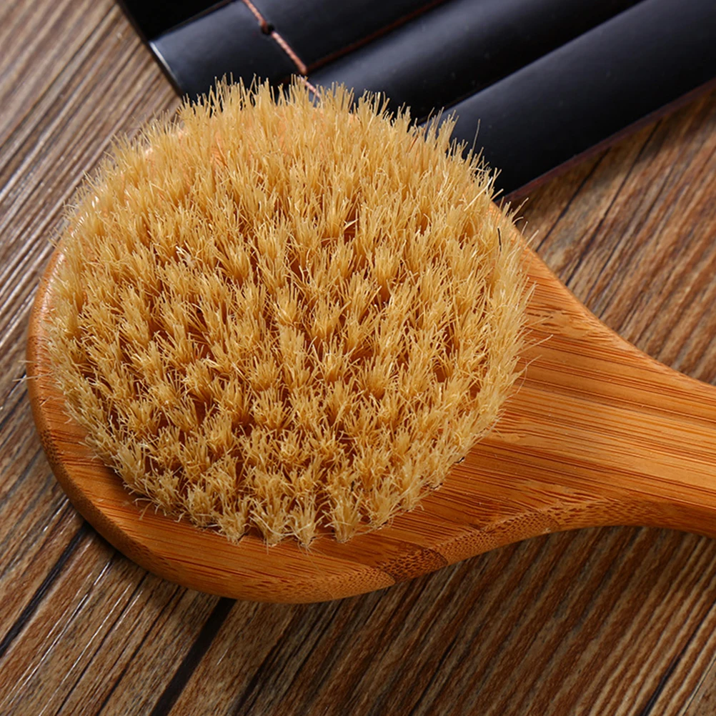 Natural Bristle Bath Brush Long Handle Exfoliating Massage Body Brush For Skin Friendly Gua Sha Bath Tool
Natural Bristle Bath Brush Long Handle Exfoliating Massage Body Brush For Skin Friendly Gua Sha Bath Tool