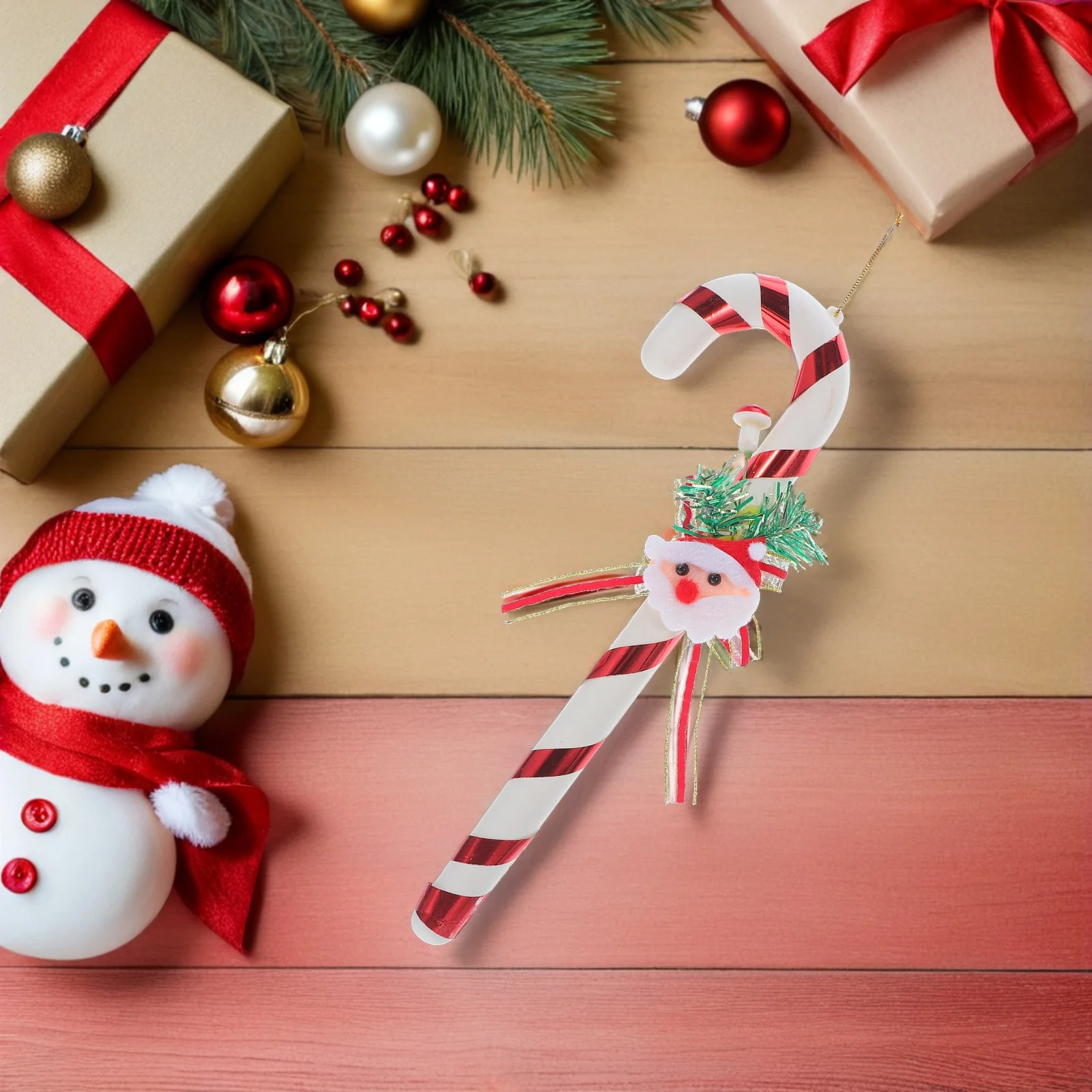 2pcs Christmas Candy Cane Ornaments 30Cm Lollipop Shaped Tree Decorations Plastic Twisted Crutch Holiday Party Favors Santa
2pcs Christmas Candy Cane Ornaments 30Cm Lollipop Shaped Tree Decorations Plastic Twisted Crutch Holiday Party Favors Santa