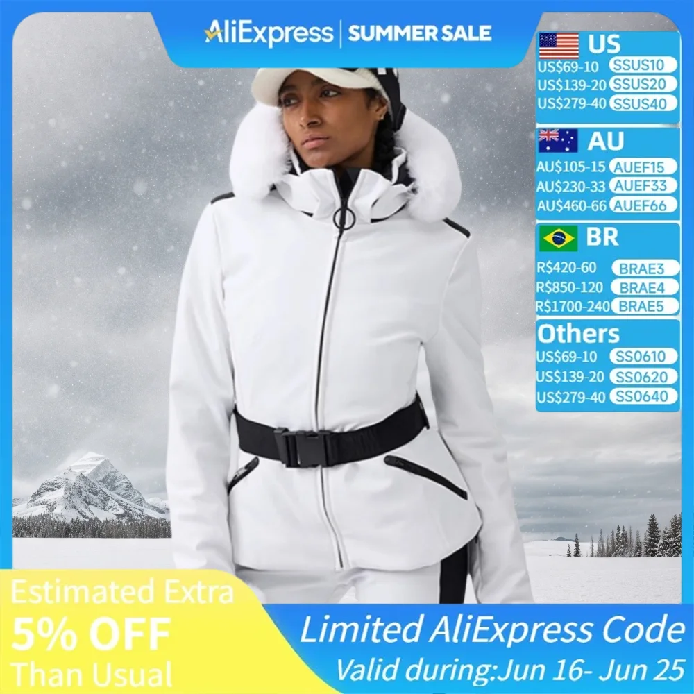 GSOU SNOW Women Slim Fit Skiing Jacket Winter Windproof Waterproof Snow Tops Ski Sports Thickening Warm Clothes Snowboard Wear
GSOU SNOW Women Slim Fit Skiing Jacket Winter Windproof Waterproof Snow Tops Ski Sports Thickening Warm Clothes Snowboard Wear