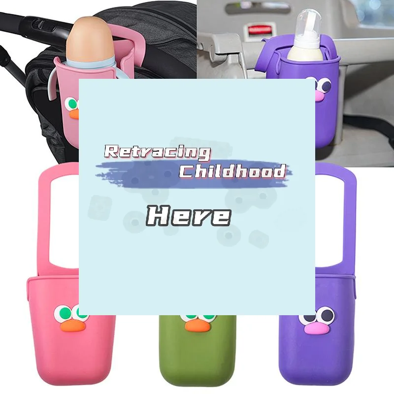Soft Silicone Stroller Cup Holder with Cute Cartoon Face Design Perfect for Baby Strollers Car Seats Outdoor Daily Use-TOY
Soft Silicone Stroller Cup Holder with Cute Cartoon Face Design Perfect for Baby Strollers Car Seats Outdoor Daily Use-TOY