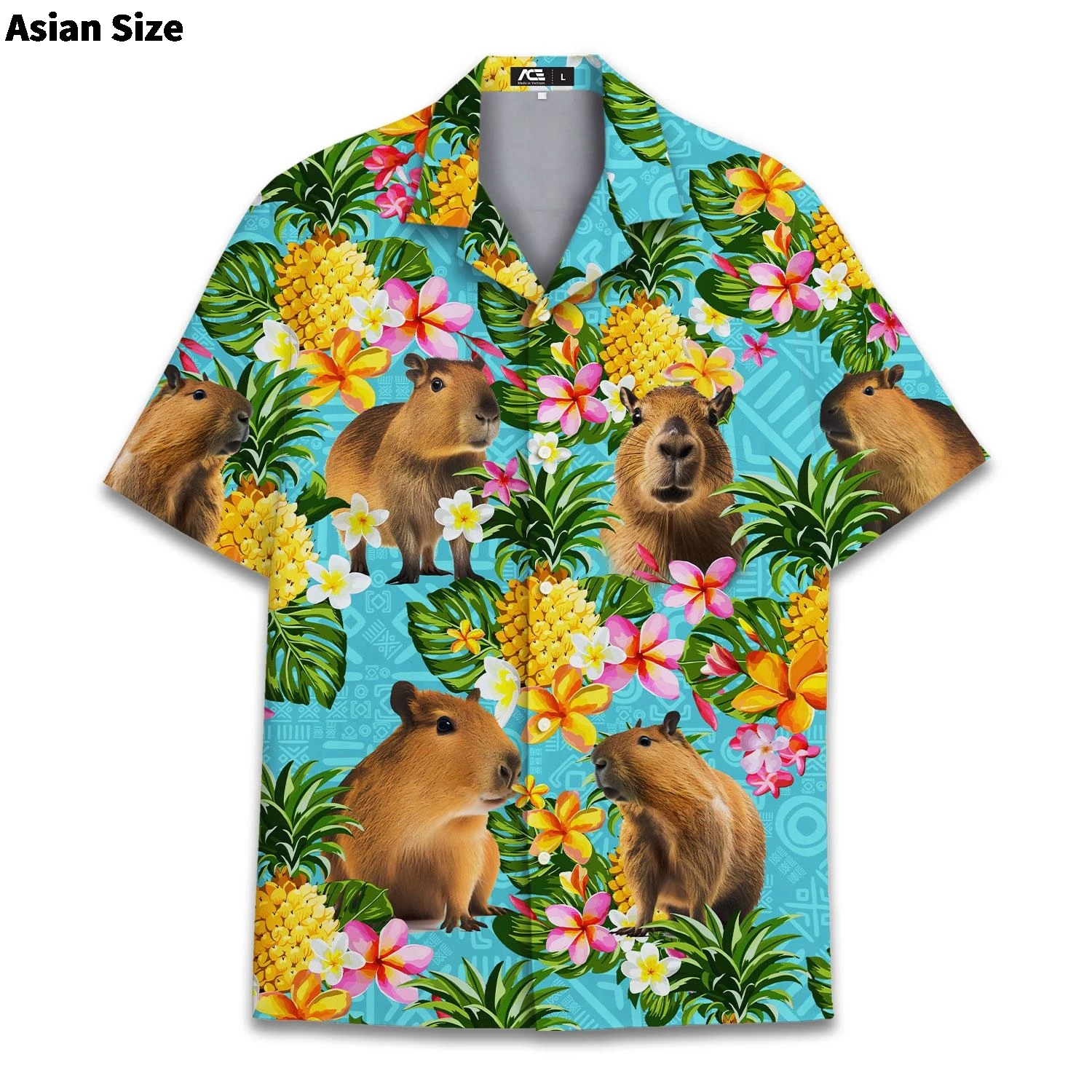 Kawaii Capybara Pattern Shirt Men's 3D Printed Hawaii Aloha Beach Men's Shirt Short Sleeve Cool Women Tops Lapel Shirt Unisex
Kawaii Capybara Pattern Shirt Men's 3D Printed Hawaii Aloha Beach Men's Shirt Short Sleeve Cool Women Tops Lapel Shirt Unisex