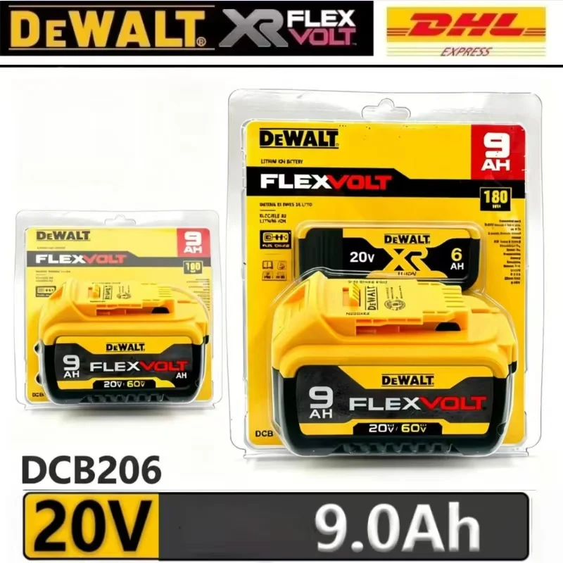 DeWalt Flexvolta DCB612 DCB609 DCB606 60V 20V 9.0A 5.0A Power Tool Lithium ion Battery Pack
DeWalt Flexvolta DCB612 DCB609 DCB606 60V 20V 9.0A 5.0A Power Tool Lithium ion Battery Pack