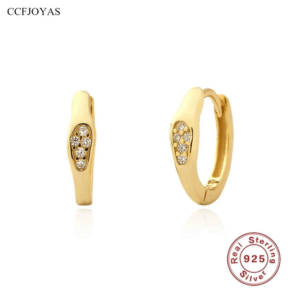 CCFJOYAS 9mm Irregular 925 Sterling Silver Small Hoop Earrings for Women 18K Gold Plated Stackable Earrings Fine Jewelry new
CCFJOYAS 9mm Irregular 925 Sterling Silver Small Hoop Earrings for Women 18K Gold Plated Stackable Earrings Fine Jewelry new