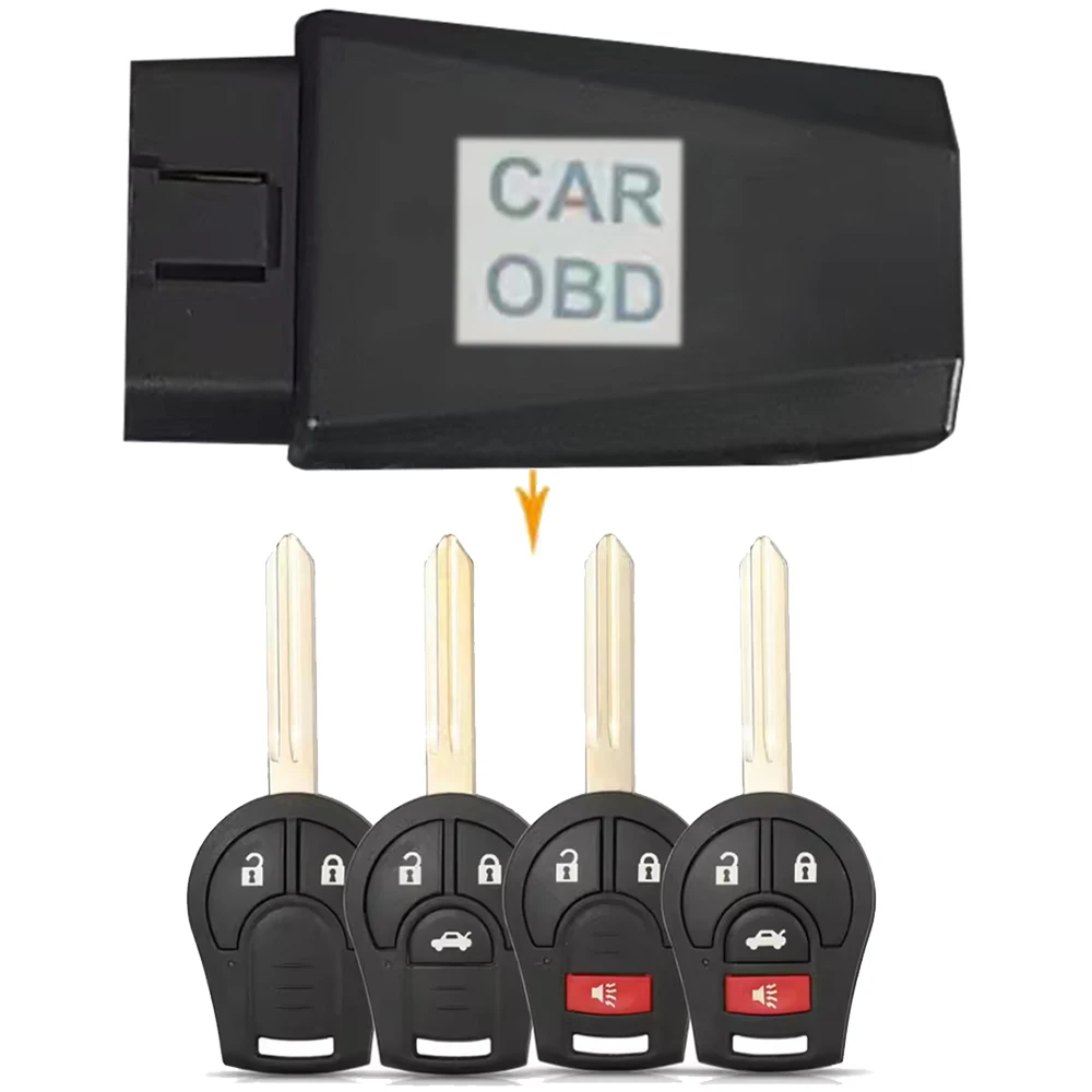 ECUTOOL АВТОМОБИЛЬНЫЙ OBD программатор ключей для Nissan DIY добавляющий брелок, со сменным дистанционным брелоком-передатчиком ID46 315 МГц/433 МГц
ECUTOOL АВТОМОБИЛЬНЫЙ OBD программатор ключей для Nissan DIY добавляющий брелок, со сменным дистанционным брелоком-передатчиком ID46 315 МГц/433 МГц