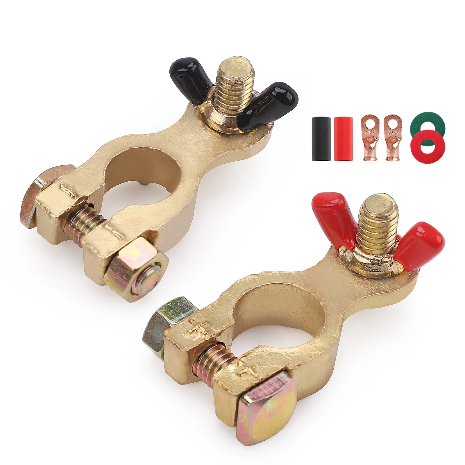 Universal Pure Copper Battery Terminal Connector Top Post Clamp, for Auto Car Truck RV Marine Boat Vehicle Accessories Discount
Universal Pure Copper Battery Terminal Connector Top Post Clamp, for Auto Car Truck RV Marine Boat Vehicle Accessories Discount