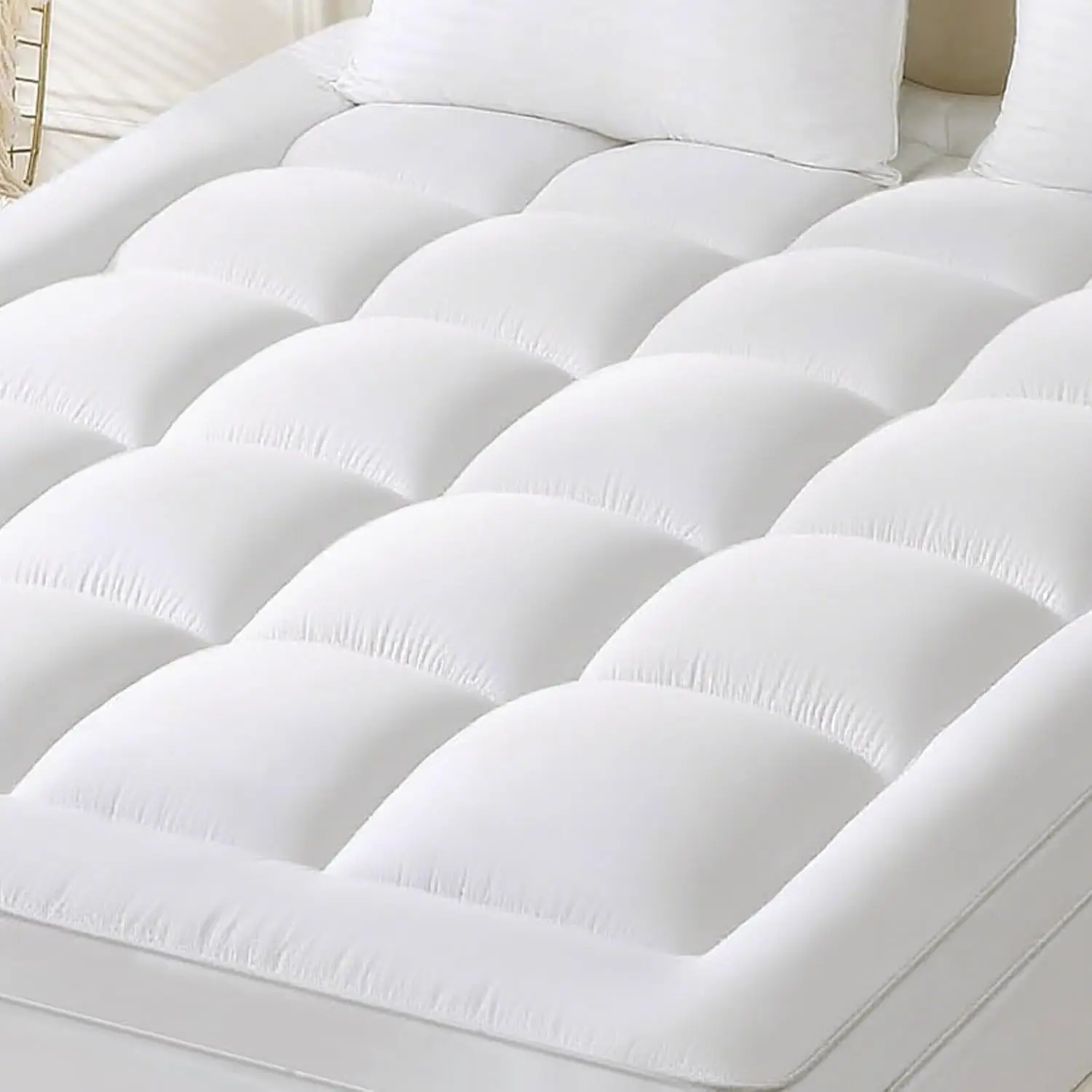 Extra Thick Cooling Queen Mattress Topper with Deep Pocket, Breathable and Machine Washable for Enhanced Sleep Comfort
Extra Thick Cooling Queen Mattress Topper with Deep Pocket, Breathable and Machine Washable for Enhanced Sleep Comfort