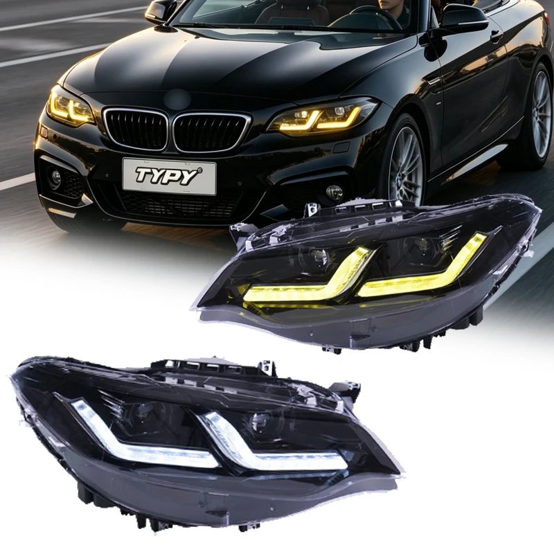 TYPY For BMW 2 Series F22 2014-2021 LED DRL White Yellow Switchback Daytime Running Lights Plug and Play Fog Light Accessories
TYPY For BMW 2 Series F22 2014-2021 LED DRL White Yellow Switchback Daytime Running Lights Plug and Play Fog Light Accessories