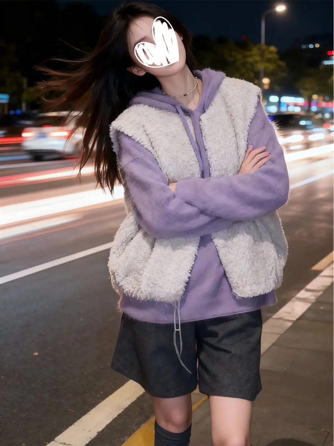 Korean Style Cute Plush Vest Jacket Hoodie Sweatshirt Casual Shorts Three Piece Set Women's Fashion Ensemble Autumn Winter Wear
Korean Style Cute Plush Vest Jacket Hoodie Sweatshirt Casual Shorts Three Piece Set Women's Fashion Ensemble Autumn Winter Wear
