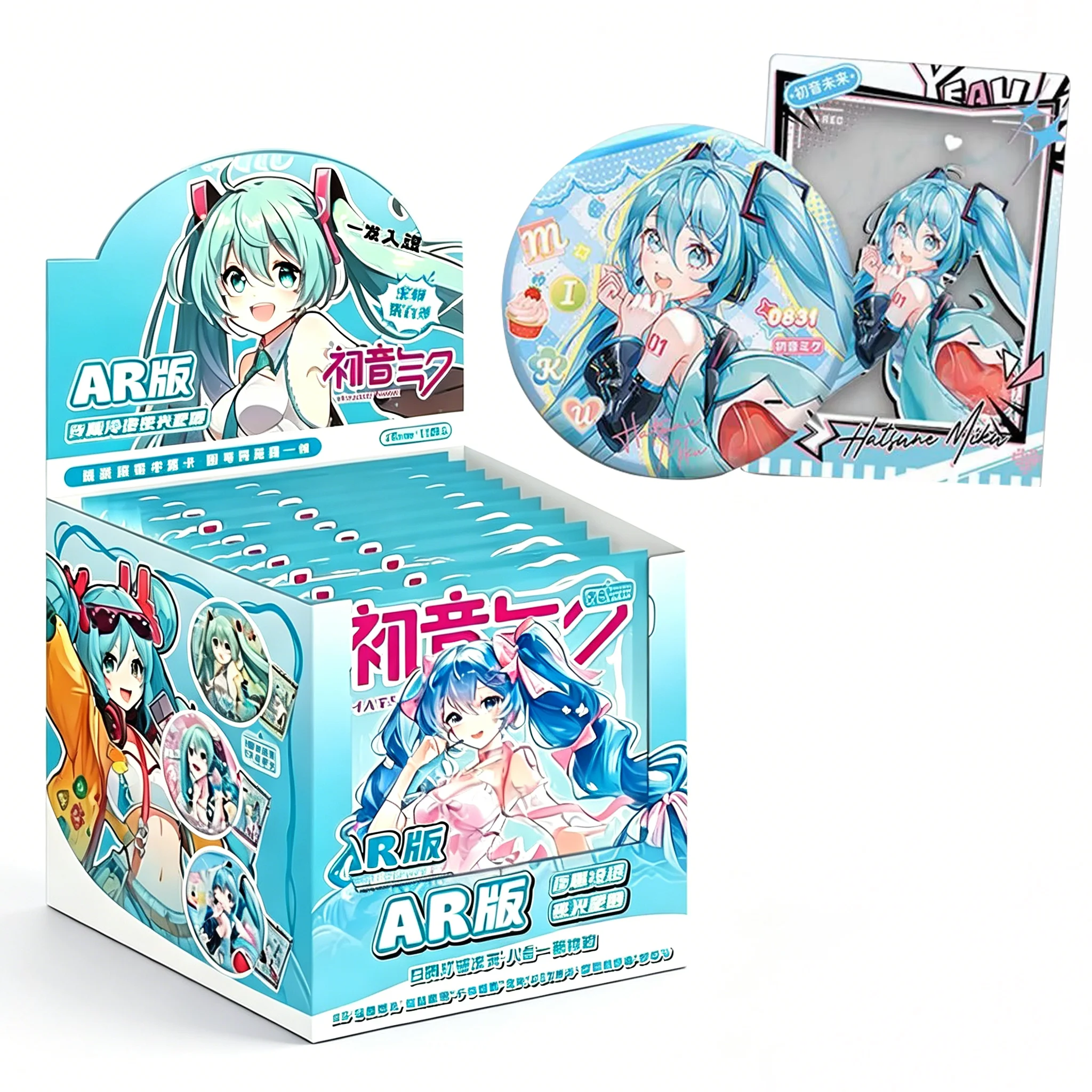 Hatsune Miku 75mm AR Glow-in-the-Dark Badge Blind Box Tinplate Pin Brooch Transparent Card Gift
Hatsune Miku 75mm AR Glow-in-the-Dark Badge Blind Box Tinplate Pin Brooch Transparent Card Gift