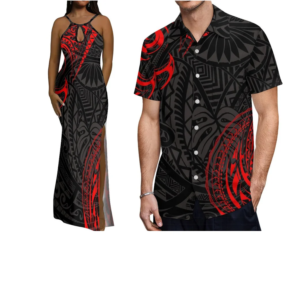 Polynesian Date Custom-Made Outfits Elegant One-Piece Long Dresses For Women And Retro Shirts And Tops For Men Couple Outfits
Polynesian Date Custom-Made Outfits Elegant One-Piece Long Dresses For Women And Retro Shirts And Tops For Men Couple Outfits