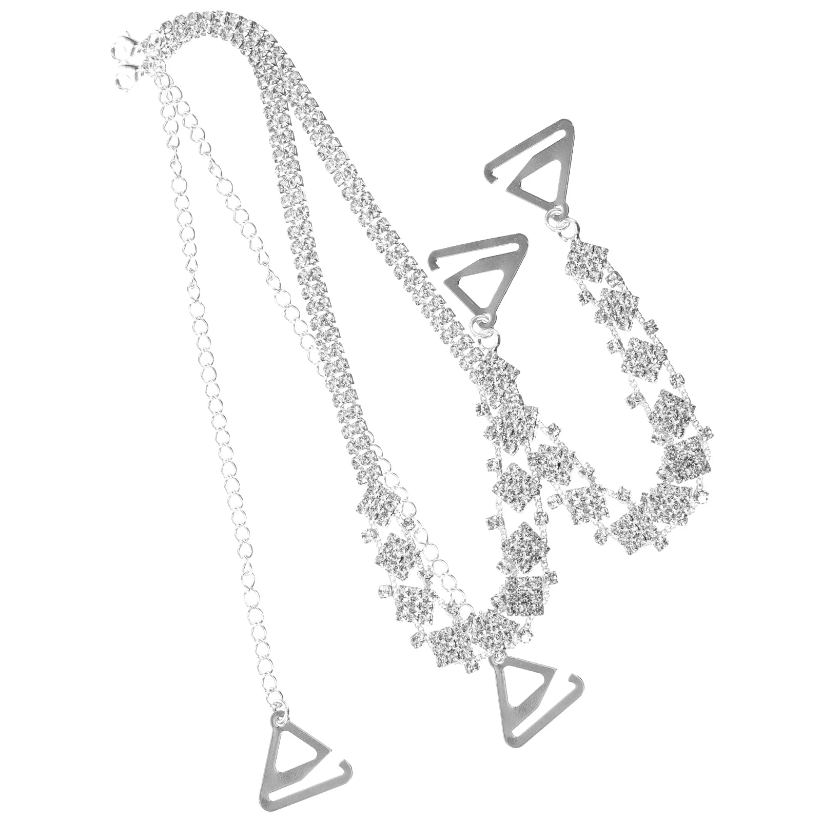 2 Pcs Rhinestone Bra Accessories Straps Replacement Crystal for Women Shoulder Dress Metal Chains Ladies 
2 Pcs Rhinestone Bra Accessories Straps Replacement Crystal for Women Shoulder Dress Metal Chains Ladies