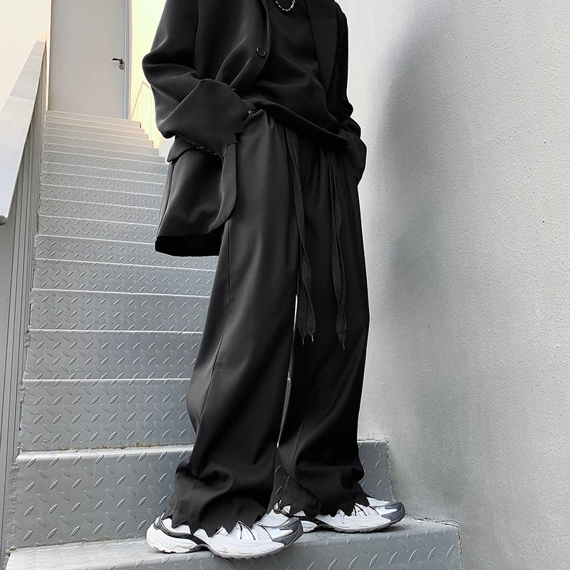 American High Street Casual Wide Leg Pants Men's Floor-Length Trousers Design Sense Sawtooth Pants Youth Summer Cotton
American High Street Casual Wide Leg Pants Men's Floor-Length Trousers Design Sense Sawtooth Pants Youth Summer Cotton