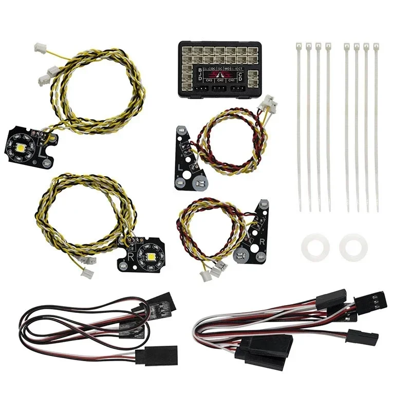 RC Car Front Rear LED Lights System Lamp Group for 1/10 RC Crawler TRX4 TRX-4 Defender Upgrade
RC Car Front Rear LED Lights System Lamp Group for 1/10 RC Crawler TRX4 TRX-4 Defender Upgrade