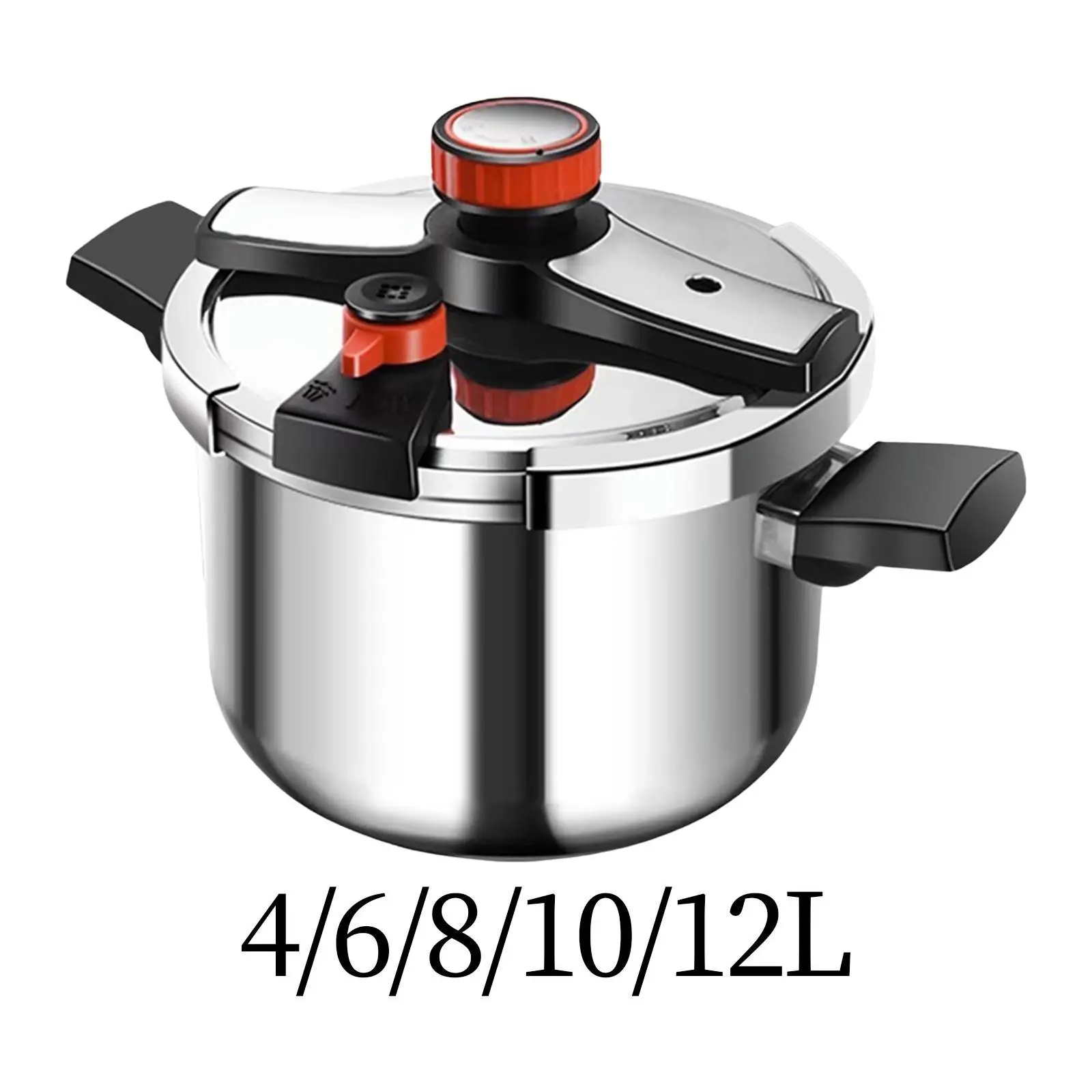 Pressure Cooker Fast Heating Induction Cooker for All Cooktops Kitchen Cookware Cooking Pot for Family Camping Kitchen Home
Pressure Cooker Fast Heating Induction Cooker for All Cooktops Kitchen Cookware Cooking Pot for Family Camping Kitchen Home