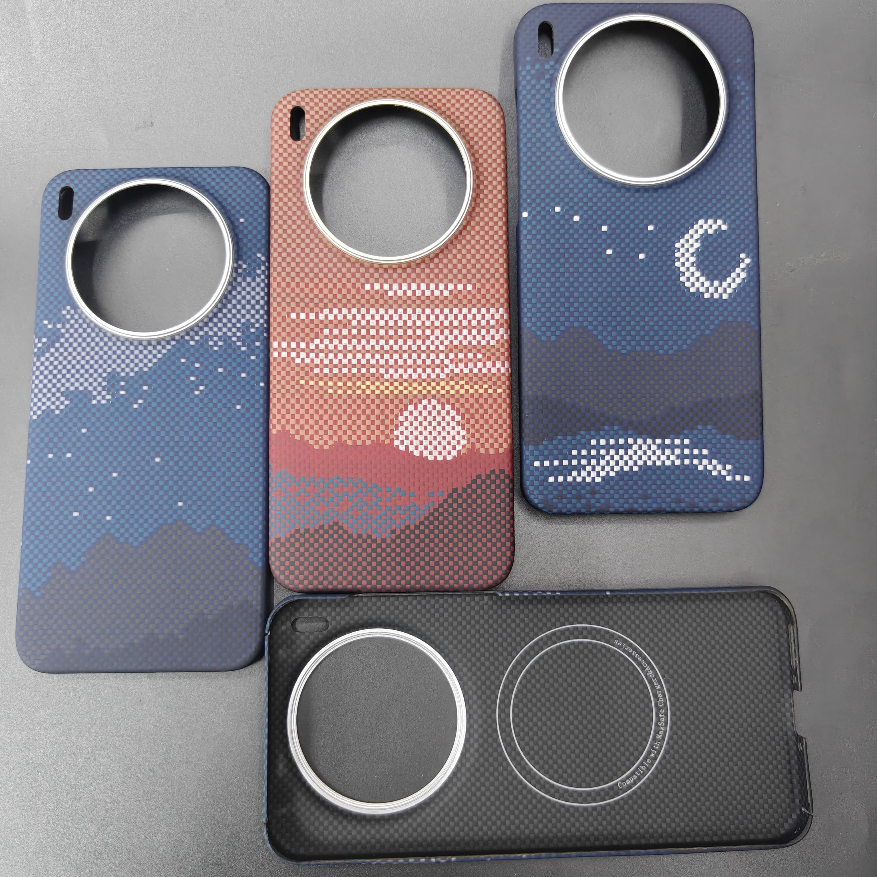 Suitable for Vivo X300S Kevlar Phone Case, Aramid Fiber Magnetic Suction Thin Protective Case
Suitable for Vivo X300S Kevlar Phone Case, Aramid Fiber Magnetic Suction Thin Protective Case