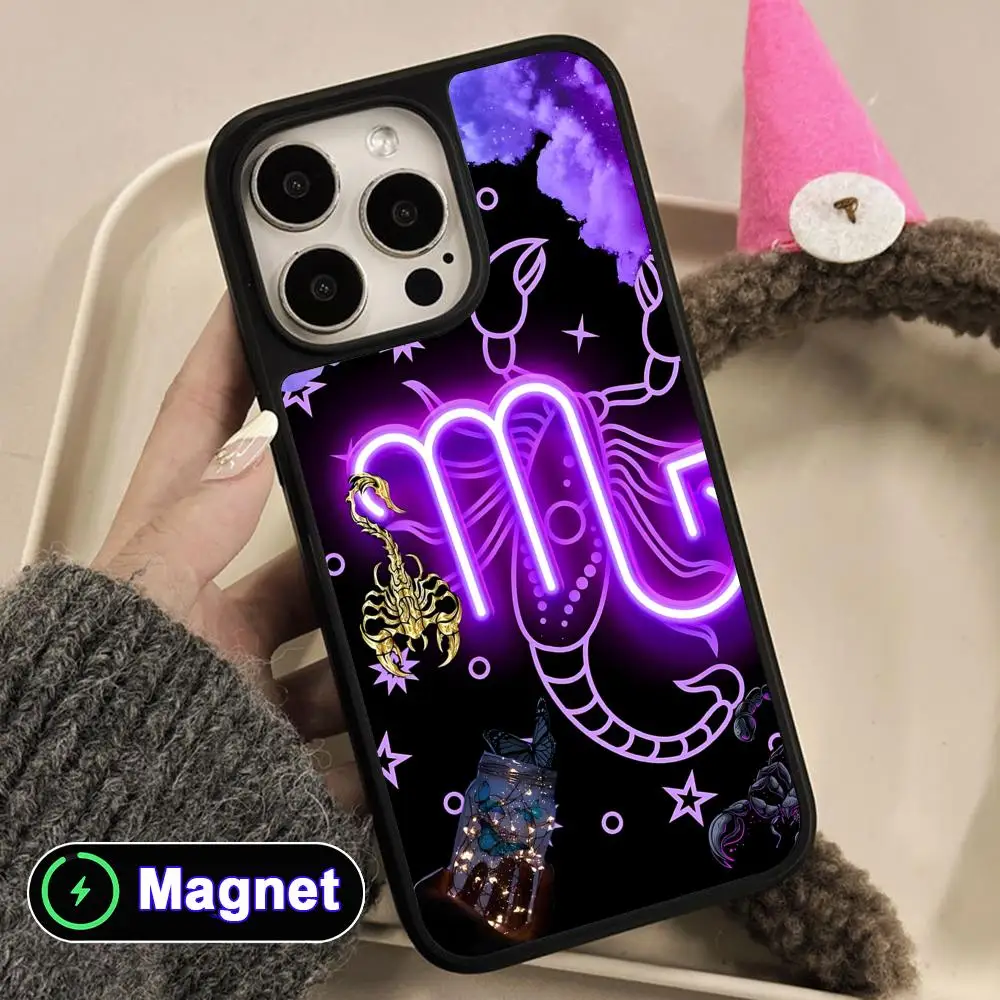 Чехол для телефона с изображением знака зодиака Скорпион для iPhone 17 16 15 14 13 12 11 Air Pro Max Plus, матовая поверхность, чехол Magsafe
Чехол для телефона с изображением знака зодиака Скорпион для iPhone 17 16 15 14 13 12 11 Air Pro Max Plus, матовая поверхность, чехол Magsafe