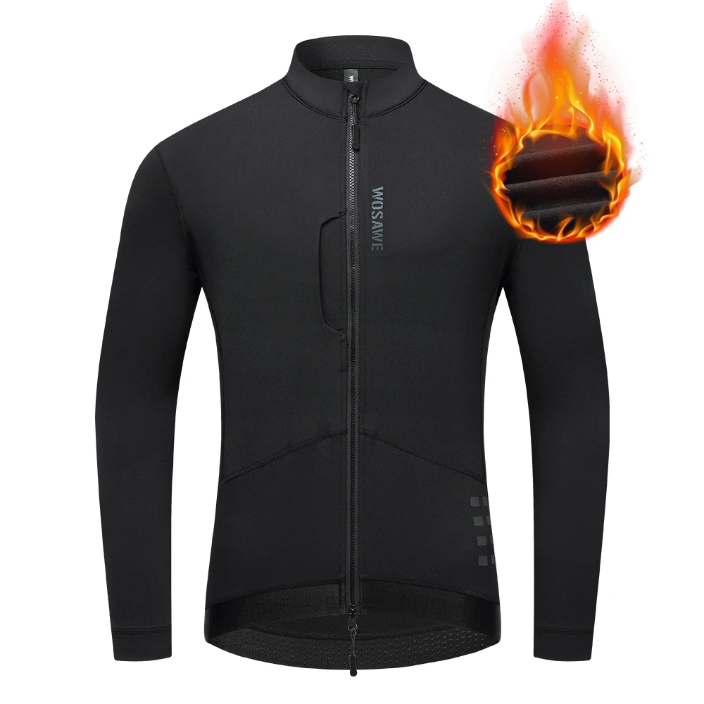 WOSAWE Men's Winter Bike Jackets Windproof Thermal Bicycle Clothing Warm Fleece Road Bike Long Jersey
WOSAWE Men's Winter Bike Jackets Windproof Thermal Bicycle Clothing Warm Fleece Road Bike Long Jersey