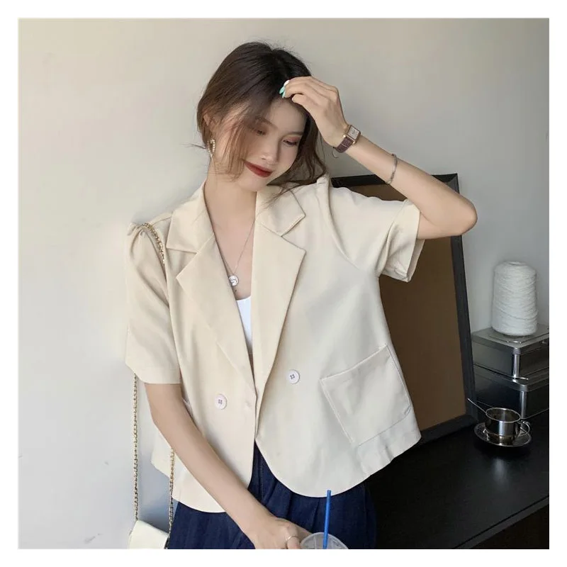 Women's Clothing White Summer Jacket Loose Fit Slim Waist Minimalist Chic Office Ready Comfortable Fashionable Blazer
Women's Clothing White Summer Jacket Loose Fit Slim Waist Minimalist Chic Office Ready Comfortable Fashionable Blazer
