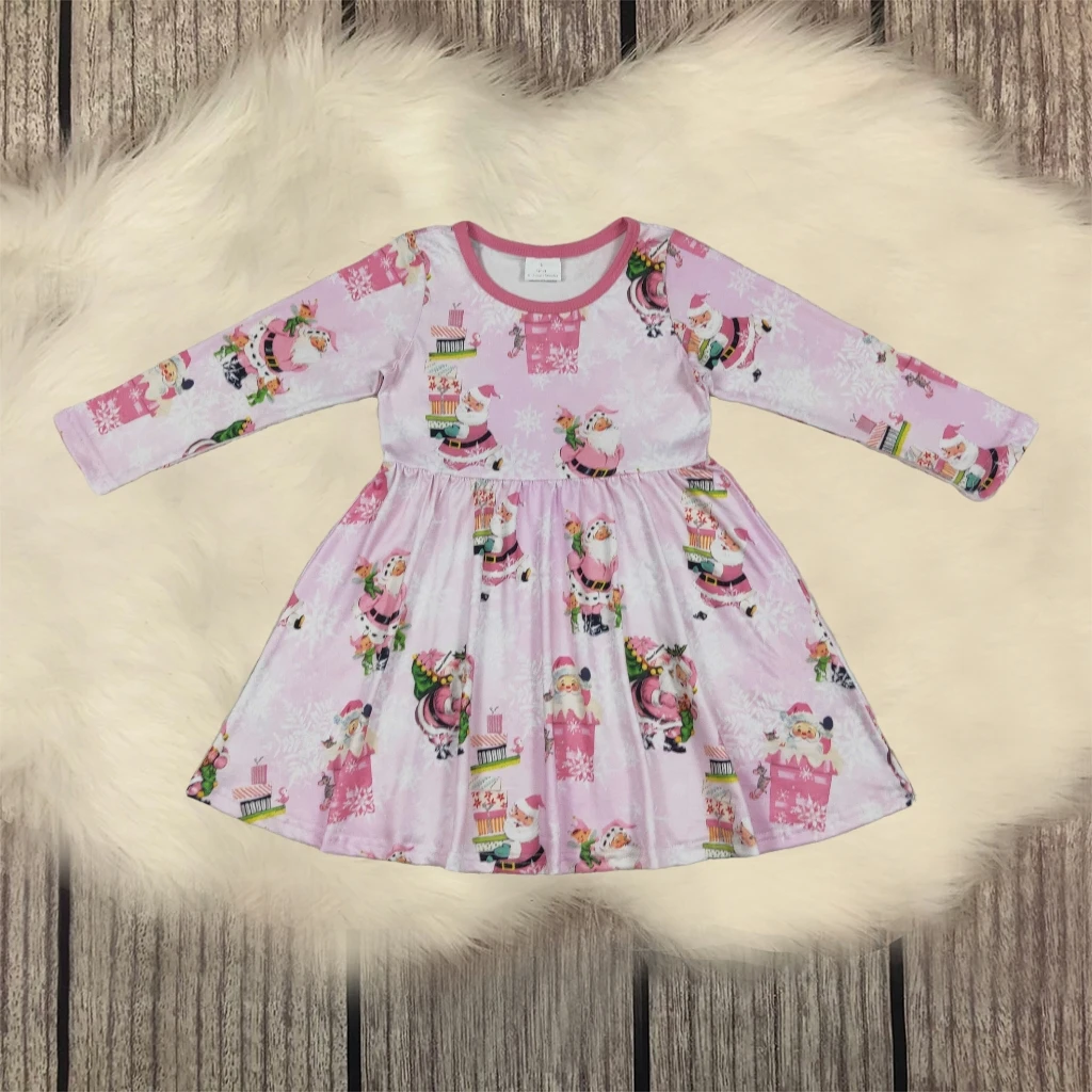 Kids Children Long Sleeves Baby Girl Dress Infant Pink Clothes Toddler Knee Length Christmas Boutique Clothing Wholesale
Kids Children Long Sleeves Baby Girl Dress Infant Pink Clothes Toddler Knee Length Christmas Boutique Clothing Wholesale