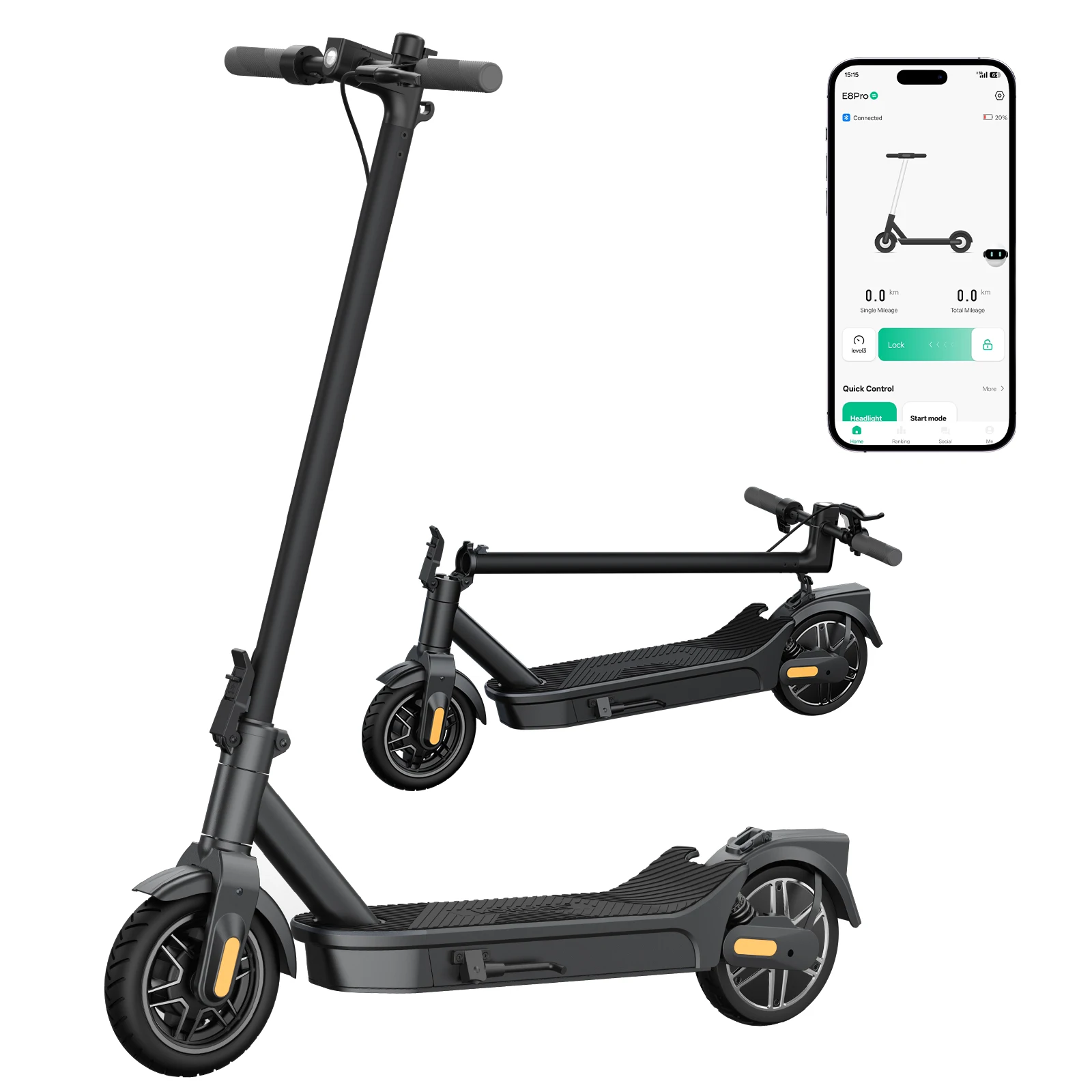 Foldable Electric Scooter High Speed E- Scooter 8.5" Tire Double Suspension 500W 30KM Long Range Fast Charging Adult Scooter
Foldable Electric Scooter High Speed E- Scooter 8.5" Tire Double Suspension 500W 30KM Long Range Fast Charging Adult Scooter