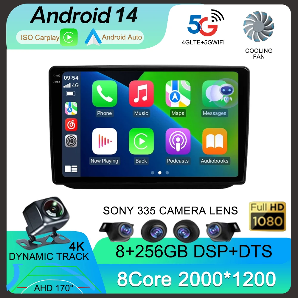 Android 14 For Skoda Rapid NH3 NH1 2012 - 2020 Carplay Auto 4G+WIFI GPS Car Radio Navigation Multimedia Video Player Stereo BT
Android 14 For Skoda Rapid NH3 NH1 2012 - 2020 Carplay Auto 4G+WIFI GPS Car Radio Navigation Multimedia Video Player Stereo BT