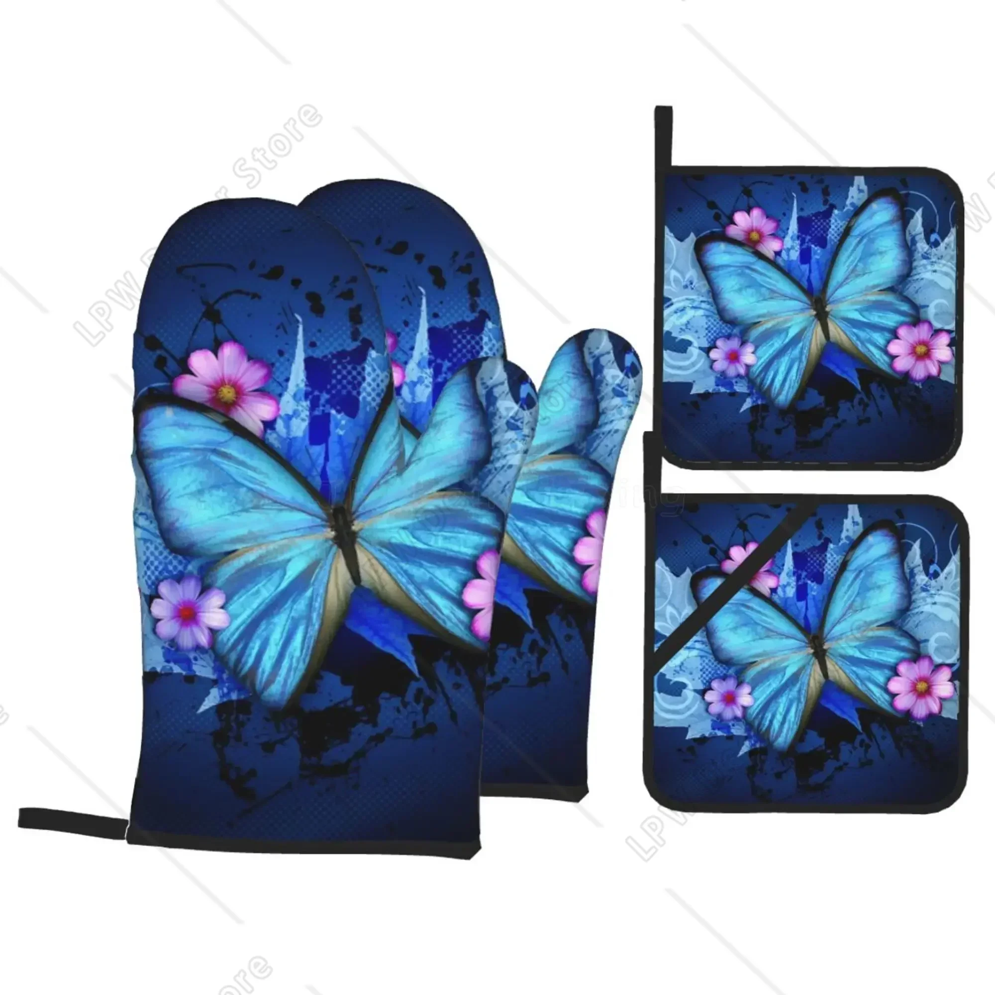 Фиолетовые, синие рукавицы для духовки с бабочками и подставки для кастрюль, наборы из 4 устойчивых горячих подушечек, нескользящие перчатки с хлопковой подкладкой для приготовления пищи, гриля
Фиолетовые, синие рукавицы для духовки с бабочками и подставки для кастрюль, наборы из 4 устойчивых горячих подушечек, нескользящие перчатки с хлопковой подкладкой для приготовления пищи, гриля