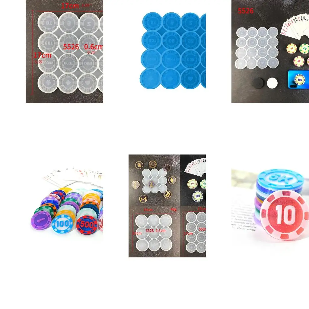 Chips Game Epoxy Resin Mold Commemorative Collection Silicone Mould DIY Crafts Jewelry Casting Tool
Chips Game Epoxy Resin Mold Commemorative Collection Silicone Mould DIY Crafts Jewelry Casting Tool