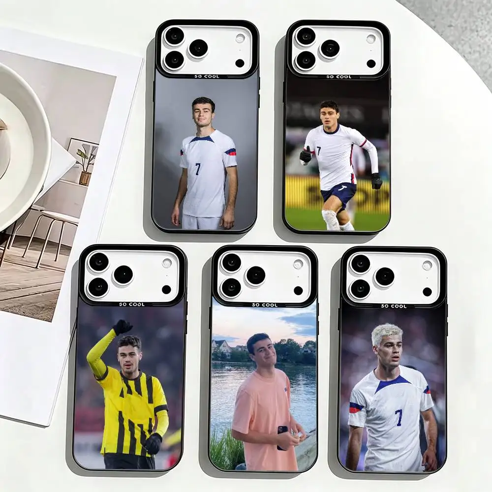 Giovanni R-Reyna Football Player Phone Case For iPhone17,16,15,14,13,12,11Plus,Pro Max,XS,Colorful Silver Phone case Funda Cover
Giovanni R-Reyna Football Player Phone Case For iPhone17,16,15,14,13,12,11Plus,Pro Max,XS,Colorful Silver Phone case Funda Cover