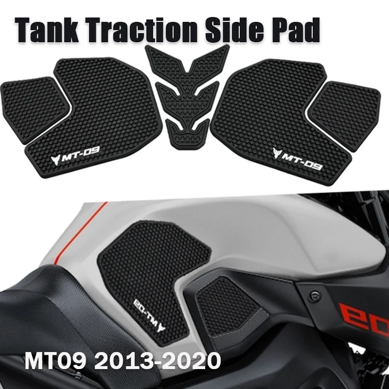 Тяговая боковая накладка на бак мотоцикла для Yamaha MT 09 FZ 09 mt09 2013-2020 2019 2018 2017, нескользящая боковая водонепроницаемая накладка на топливный бак
Тяговая боковая накладка на бак мотоцикла для Yamaha MT 09 FZ 09 mt09 2013-2020 2019 2018 2017, нескользящая боковая водонепроницаемая накладка на топливный бак