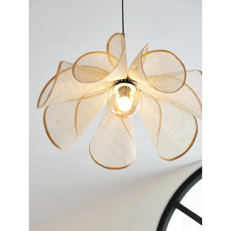 Wabi-sabi Fabric Pendant Light Flower Hanging Light for Kitchen Island Decorations E27 Lamps Lamp Ceiling Light Led Lamp
Wabi-sabi Fabric Pendant Light Flower Hanging Light for Kitchen Island Decorations E27 Lamps Lamp Ceiling Light Led Lamp