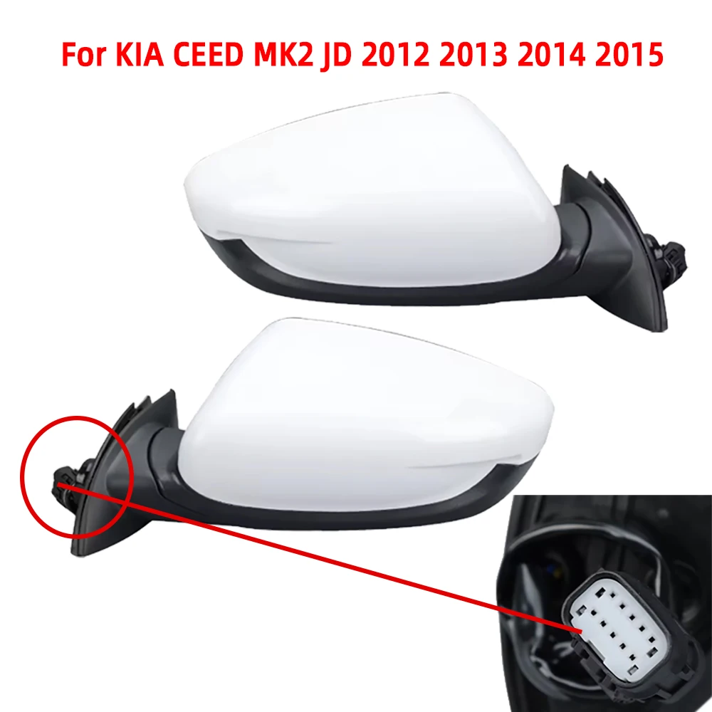 5 Pins Rearview Mirror Assembly For KIA CEED MK2 JD 2012 2013 2014 2015 White Heated Manual Folding Side Mirror Car Accessories
5 Pins Rearview Mirror Assembly For KIA CEED MK2 JD 2012 2013 2014 2015 White Heated Manual Folding Side Mirror Car Accessories