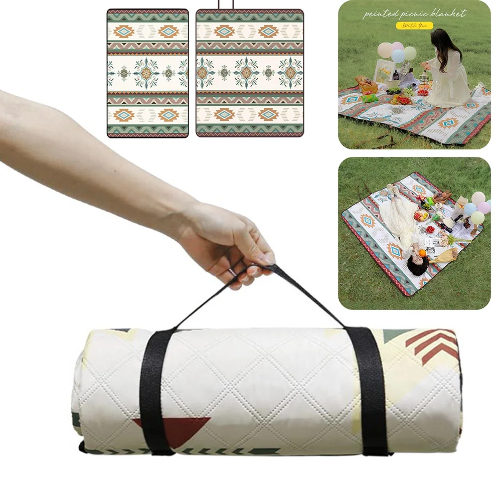 Portable Foldable Picnic Beach Mat Waterproof Garden Lawn Blanket Pad Ethnic Style Printed Picnic Mat Outdoor Camping Mattress
Portable Foldable Picnic Beach Mat Waterproof Garden Lawn Blanket Pad Ethnic Style Printed Picnic Mat Outdoor Camping Mattress