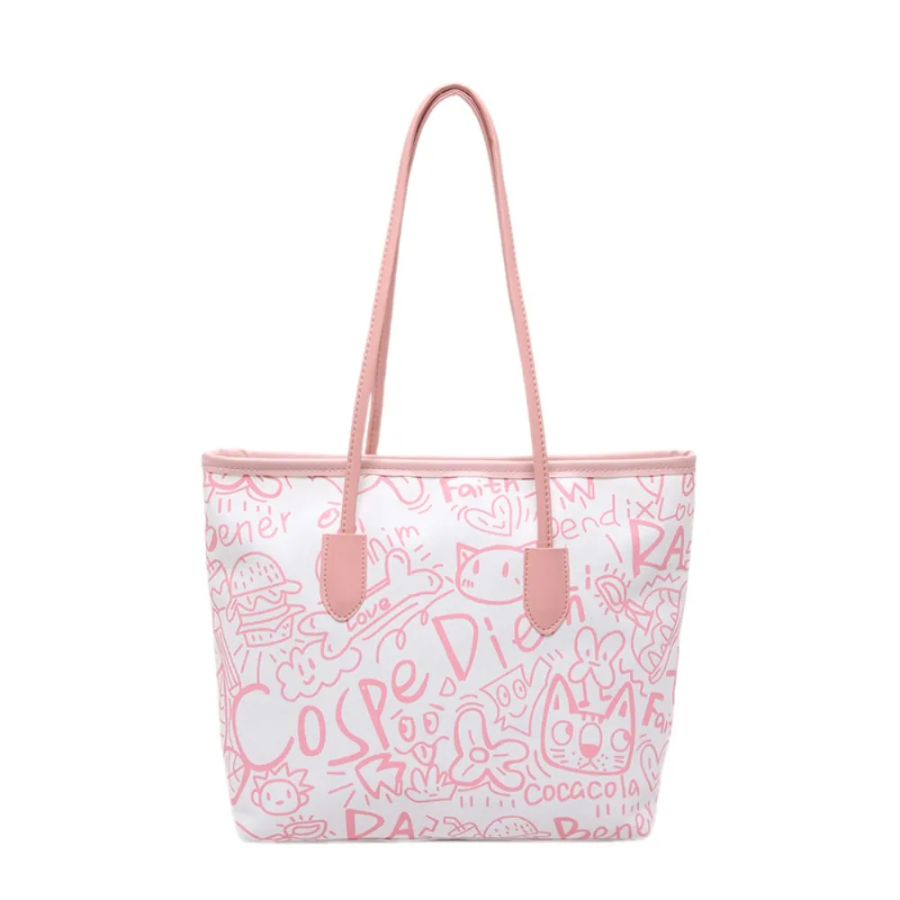 New Large Capacity Single Shoulder Handbag Printed Design College Style Women's Shoulder Bags Printed Tote Bag Casual Use
New Large Capacity Single Shoulder Handbag Printed Design College Style Women's Shoulder Bags Printed Tote Bag Casual Use