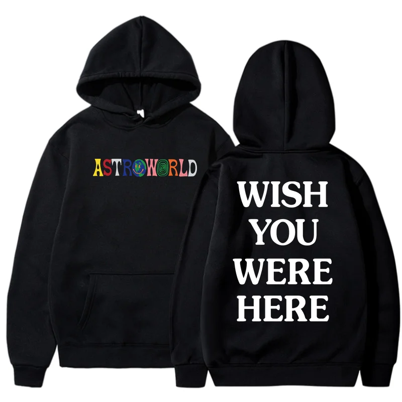 New Astroworld WISH YOU WERE HERE Rainbow Letter Men Women Pullover Hoodies Fashion Hip Hop Sweatshirt
New Astroworld WISH YOU WERE HERE Rainbow Letter Men Women Pullover Hoodies Fashion Hip Hop Sweatshirt