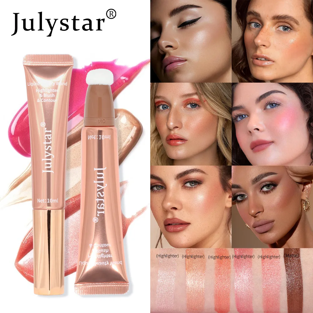 Julystar Liquid Powder Blusher High Gloss Contouring Eye Shadow Brightens The Body Nature Powder Blusher Stick Female Makeup
Julystar Liquid Powder Blusher High Gloss Contouring Eye Shadow Brightens The Body Nature Powder Blusher Stick Female Makeup