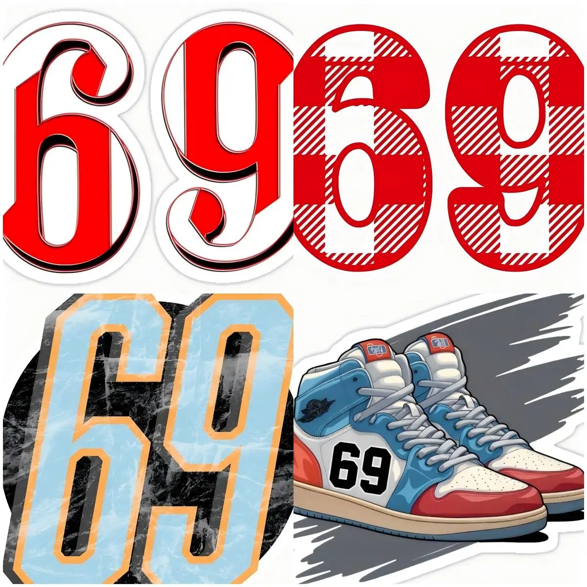 SEXY 69 NUMBERS STICKERS GRAPHICS Car Styling Decals DIY Waterproof Laptop Refrigerator
SEXY 69 NUMBERS STICKERS GRAPHICS Car Styling Decals DIY Waterproof Laptop Refrigerator