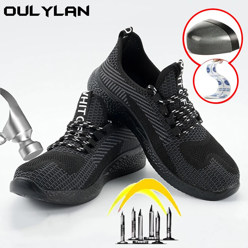 Casual Safety Protective Shoes Men Mesh Breathable Lightweight Anti-Smashing Anti-Stabbing Anti-slip Wear-resistant Shoes
Casual Safety Protective Shoes Men Mesh Breathable Lightweight Anti-Smashing Anti-Stabbing Anti-slip Wear-resistant Shoes