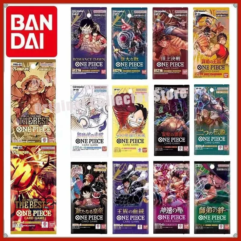 10 Packs Original Bandai One Piece Cards TCG Trading OPCG Japanese Full Series OP01-0P12 Replenish Bag EB01 EB02 Collect Gift
10 Packs Original Bandai One Piece Cards TCG Trading OPCG Japanese Full Series OP01-0P12 Replenish Bag EB01 EB02 Collect Gift