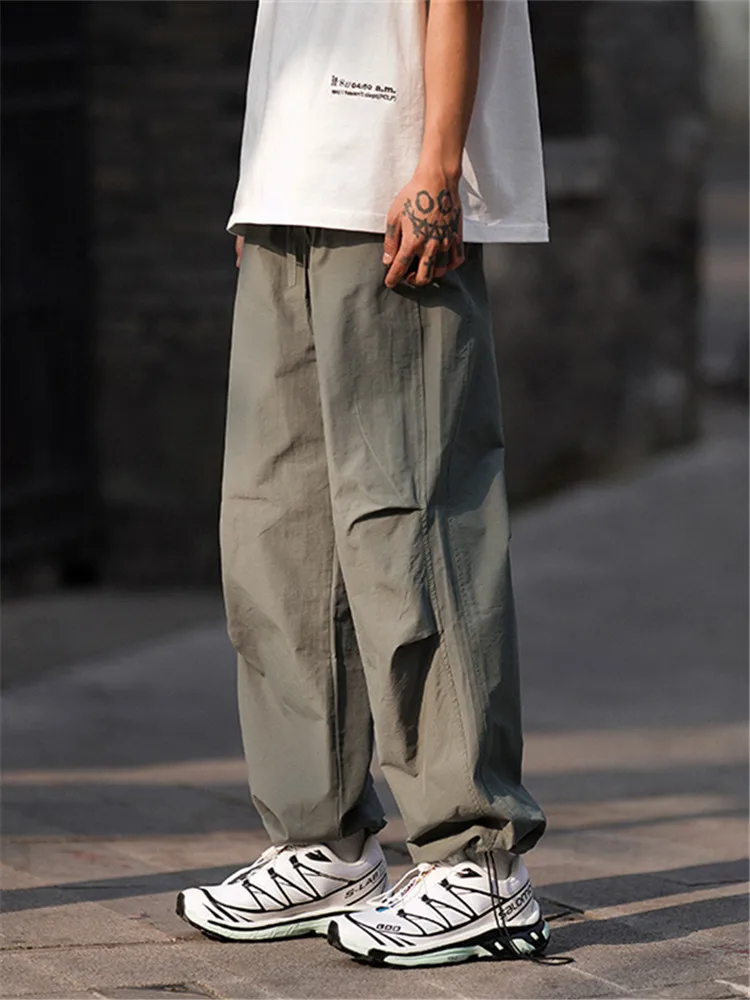 American Functional Sle Men's Summer Thin Casual Loose Straight Leg Dstring Work Trousers Qui Dry Lightweight Pants
American Functional Sle Men's Summer Thin Casual Loose Straight Leg Dstring Work Trousers Qui Dry Lightweight Pants