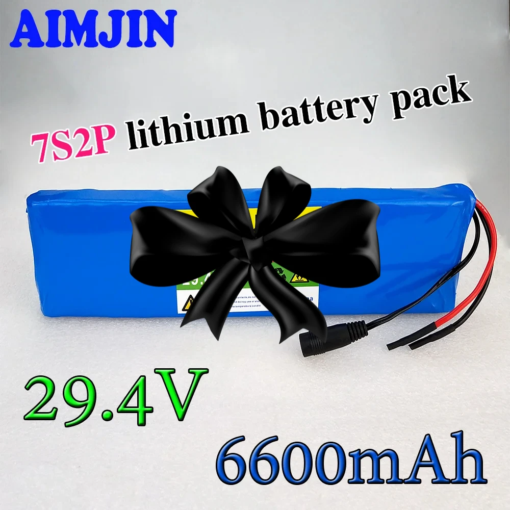 7s2p New lithium battery pack 24V 6600MAh Battery 18650 Lithium Ion Battery 29.4V for Electric Scooters Balancing Scooter
7s2p New lithium battery pack 24V 6600MAh Battery 18650 Lithium Ion Battery 29.4V for Electric Scooters Balancing Scooter