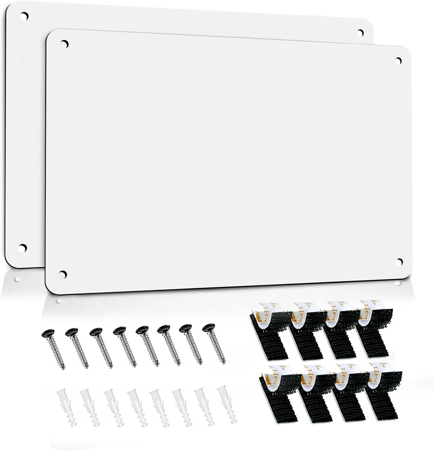 2Pack Magnetic Board 17.5" x 11.4" for Wall, Fridge, Cabinet - Display Notes, Photos, Letters
2Pack Magnetic Board 17.5" x 11.4" for Wall, Fridge, Cabinet - Display Notes, Photos, Letters