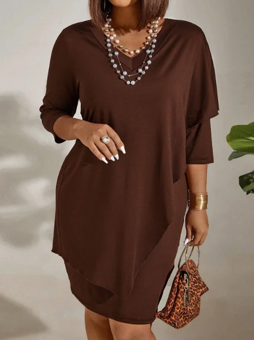 Sexy Elegant Dresses for Women Medium Skirt V-Neck Solid Color Irregular Dress New Fashion 2025 Female Womens Clothing Outfits
Sexy Elegant Dresses for Women Medium Skirt V-Neck Solid Color Irregular Dress New Fashion 2025 Female Womens Clothing Outfits