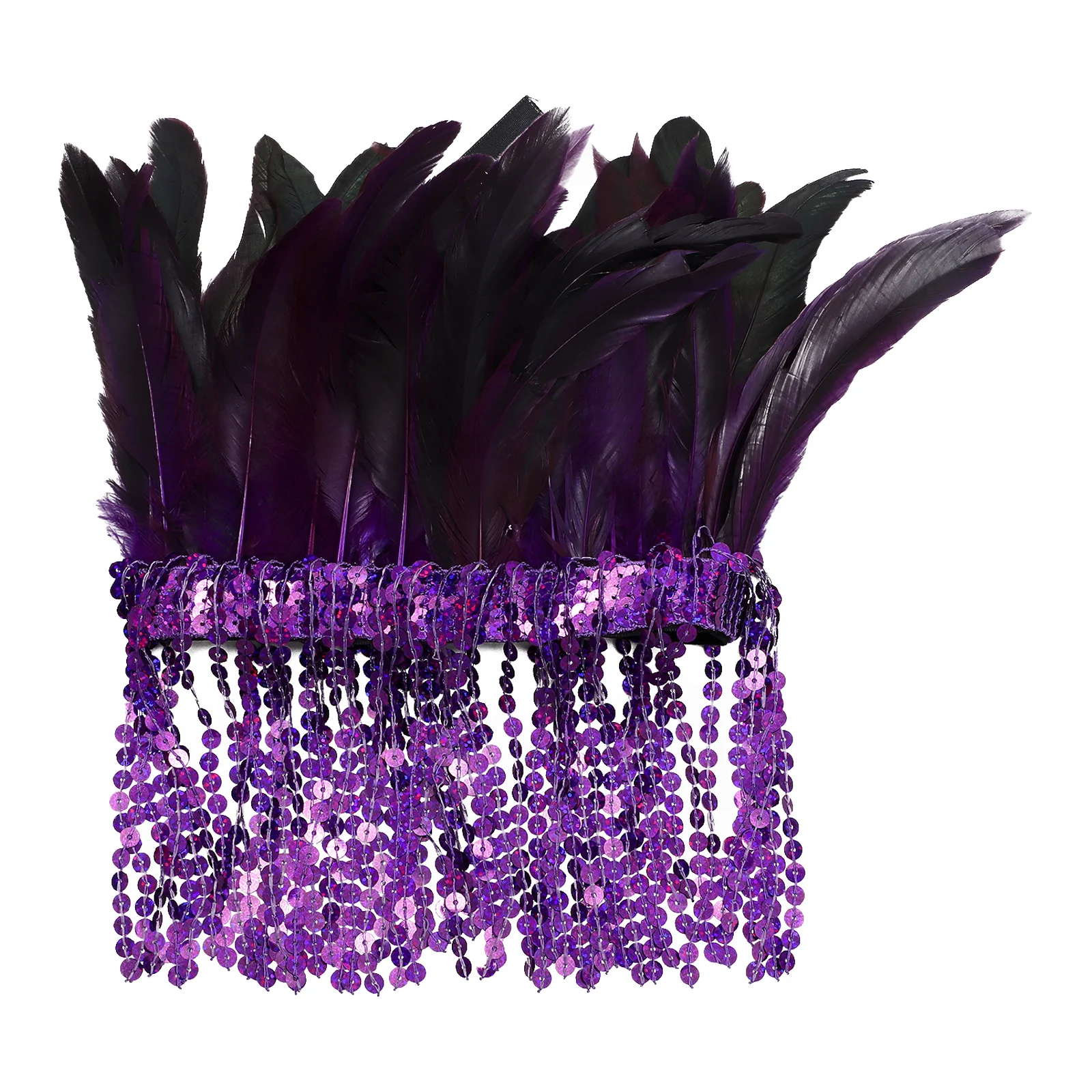 Halloween Punk Cape Shawl Gothic Feather Fake Collar Sequin Tassel Natural Feather Neck Cover for 20s Parties Performance Props
Halloween Punk Cape Shawl Gothic Feather Fake Collar Sequin Tassel Natural Feather Neck Cover for 20s Parties Performance Props