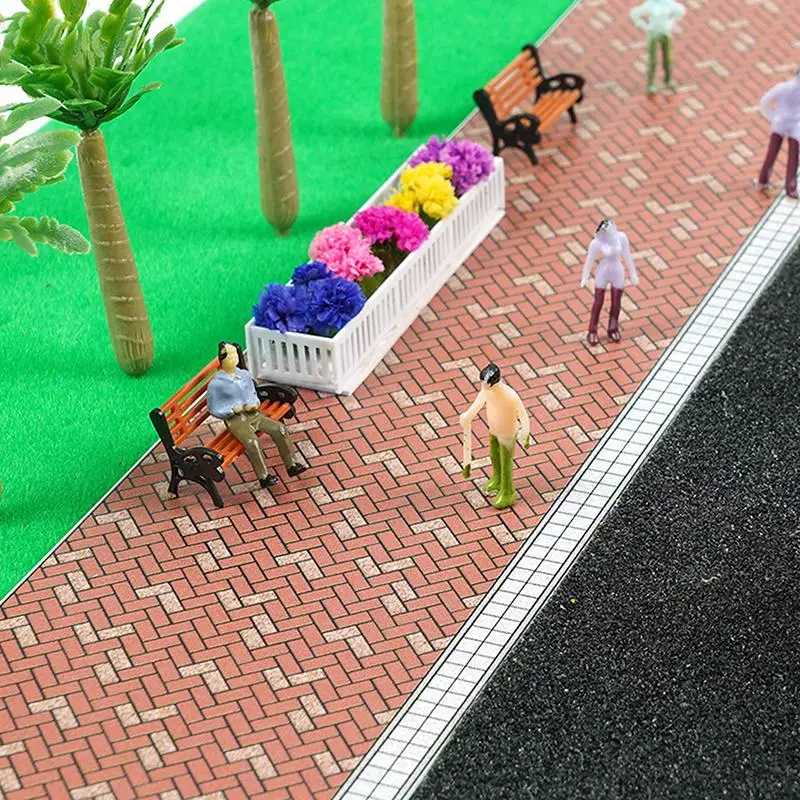 1Pcs Dollhouse Garden Decor Railway Layout Diy Modeling Realistic Miniature ABS Brick Floor/Road For Scale Micro Landscape
1Pcs Dollhouse Garden Decor Railway Layout Diy Modeling Realistic Miniature ABS Brick Floor/Road For Scale Micro Landscape